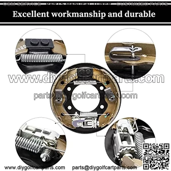 Driver Side & Passenger Side Brake Assembly,Rear Brake Cluster Fits Club Car Golf Cart,101823301/103380202 - Image 2