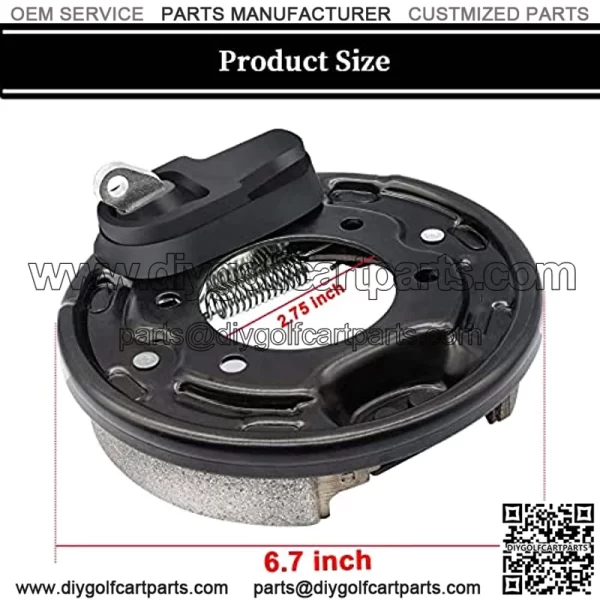 Driver Side & Passenger Side Brake Assembly,Rear Brake Cluster Fits Club Car Golf Cart,101823301/103380202 - Image 4