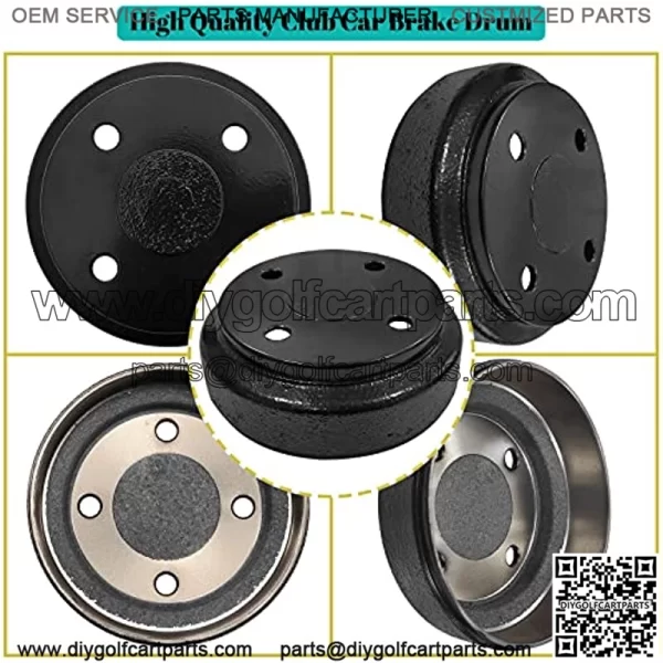 Club Car Golf Cart Brake Drums/Hub&Brake Shoes?Spring?Kit Fit Club Car DS 1995-Up&Precedent 2004-Up, Golf Cart Brake Maintenance Kit OEM#101791101 1018232-01 101816301 - Image 4