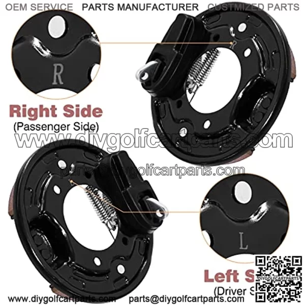 Club Car Brake Cluster Assembly, Driver & Passenger Side Rear Brake Assembly Fits Club Car DS Precedent 1995-UP Tempo 2018-up Golf Cart,OEM# 1018233-02,103380201,103380202,1018233-01 - Image 4