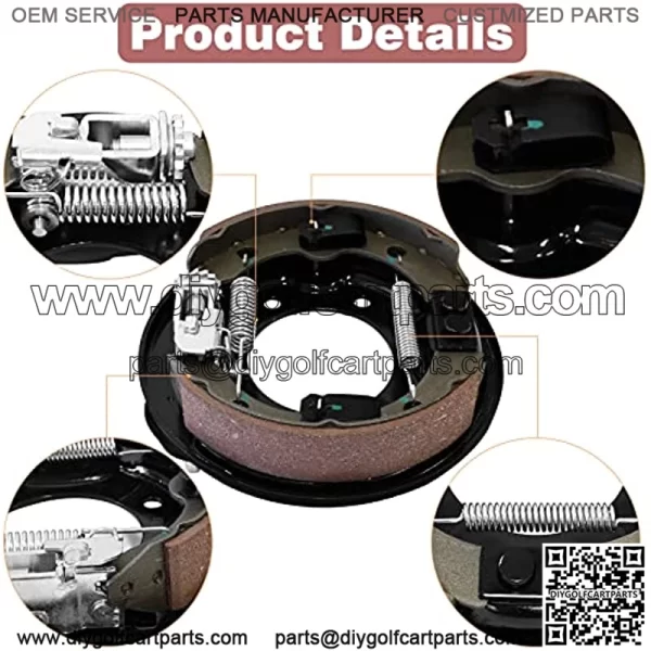Club Car Brake Cluster Assembly, Driver & Passenger Side Rear Brake Assembly Fits Club Car DS Precedent 1995-UP Tempo 2018-up Golf Cart,OEM# 1018233-02,103380201,103380202,1018233-01 - Image 5