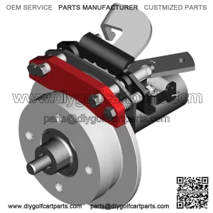 Caliper Rear Disc Brake Kit for Club Car DS, Precedent & Yamaha G1-G22 Golf Cart