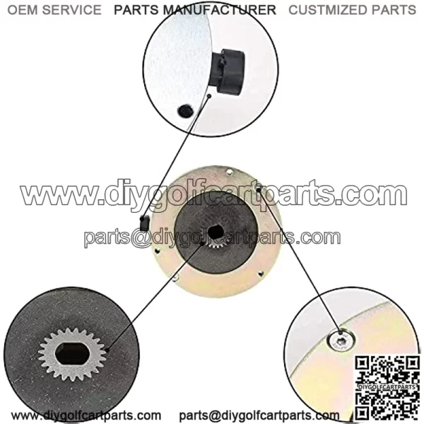 Golf Cart Motor Brake Replacement Fits EZGO RXV 2008-2011 Electric Golf Cart Replaces OEM #610065 - Image 4