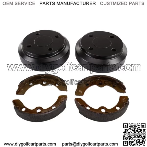 Club Car Brake Kit Drums & Shoes For  DS 1995-Up & Precedent 2004+ Golf Cart - Image 2