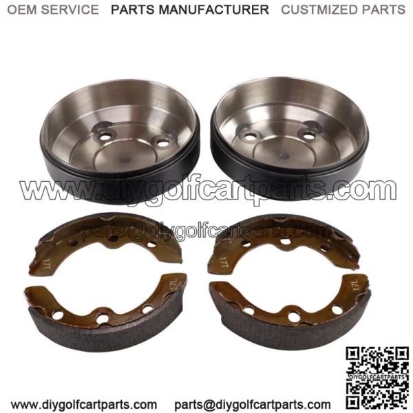 Club Car Brake Kit Drums & Shoes For  DS 1995-Up & Precedent 2004+ Golf Cart - Image 3