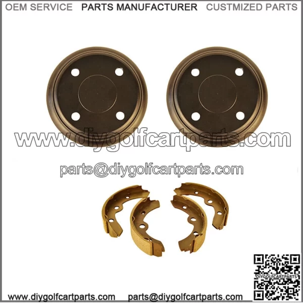 Club Car Brake Kit Drums & Shoes For  DS 1995-Up & Precedent 2004+ Golf Cart - Image 4