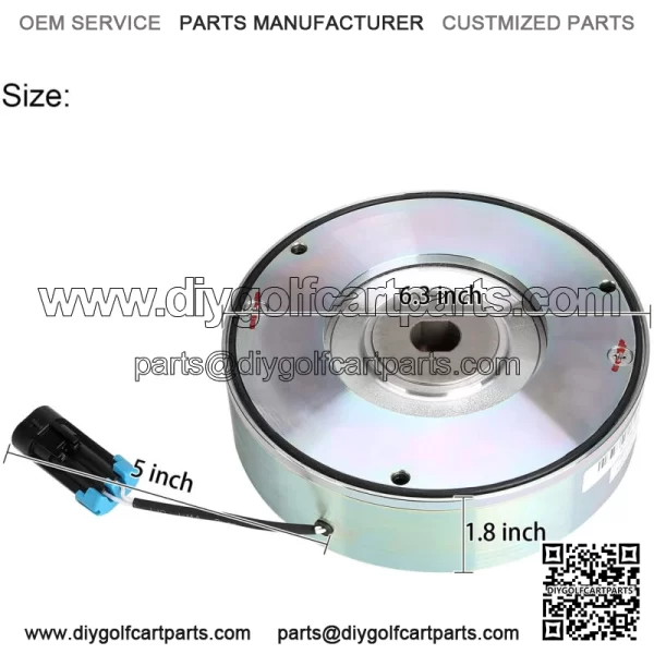 Golf Cart Motor Brake for EZGO RXV 2008-2019 48V, 617766 610065 - Image 2