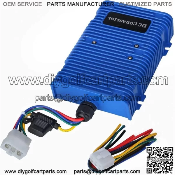 Club Car EZGO golf cart voltage reducer voltage converter 36v/48v/12v with dual power