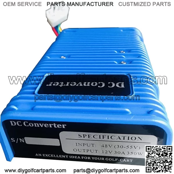 Club Car EZGO golf cart voltage reducer voltage converter 36v/48v/12v with dual power - Image 3