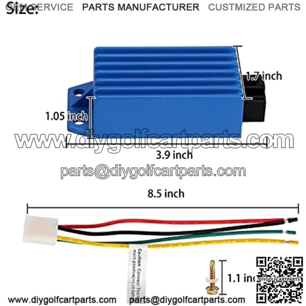 Golf Cart DC Converter Regulator 36V 48V Step Down to 12V 10A 120W Voltage Reducer for EZGO Yamaha Club Car - Image 5