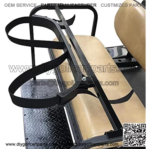 Universal Golf Cart Rear Seat Bag Holder Attachment Bracket for Yamaha Club Car
