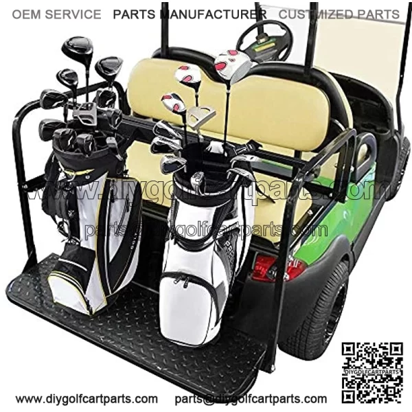 Universal Golf Cart Rear Seat Bag Holder Attachment Bracket for Yamaha Club Car - Image 2