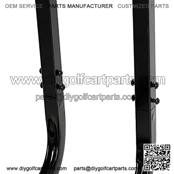 Golf Cart Rear Grab Bar Hand Rail Rear Handle for Club Car Yamaha Universal Black - Image 2