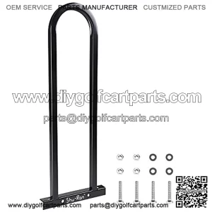 Golf Universal Cart Rear Seat Safety Grab Bar Hand Rail Compatible with Club Car Yamaha Easy to Install