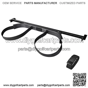 Universal Golf Bag Attachment Golf Bag Holder Bracket Rack for Golf Cart Rear Seat Black