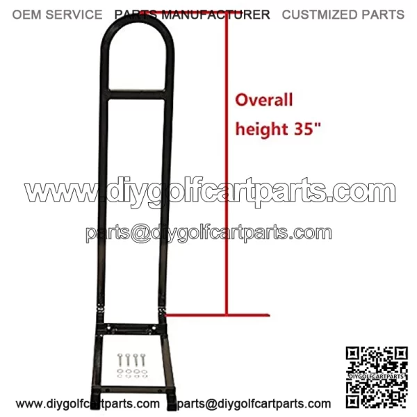 Parts Company Golf Cart Rear Seat Safety Grab Bar Hand Rail Fits Club Car Yamaha Golf Car - Image 2