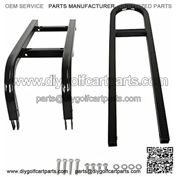 BLACKHORSE-RACING Golf Cart Rear Safety Grab Bar Fits Club Car, Yamaha, for Rear Passengers - Image 3