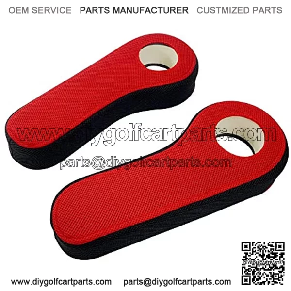 Golf Cart Rear Seat Arm Rest Cover Fits Golf Cart Rear Seat Arm Rest with Cup Holder for Club Car Yamaha, NOT The Entire Arm
