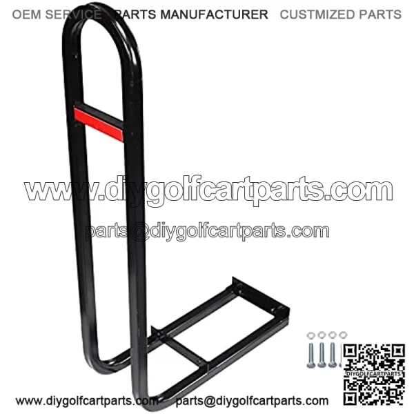 Golf Cart Rear Seat Safety Grab Bar Fits Club Car,EZGO, Yamaha + Bonus Reflector,Golf Car| One Solid Piece - Add Safety to Your Rear Passengers - Image 2