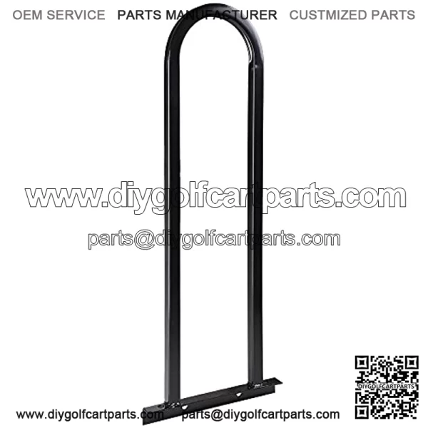 Golf Cart Rear Seat Safety Grab Bar Hand Rail Compatible with Yamaha Universal Black - Image 2