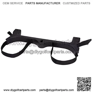 Golf Bag Attachment for 2004 and Up Club Car Precedent Gas & Electric Golf Carts 102504001, Golf Bag Holder Bracket Rack Assembly for Golf Cart Rear Seat(Not Include The Side Poles)- Black
