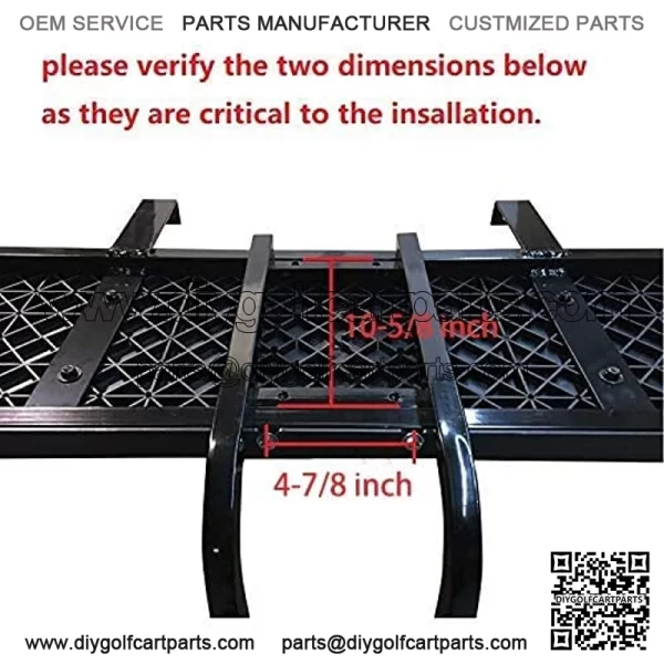 Golf Cart Rear Seat Safety Grab Bar Fits EZGO Club Car Yamaha Add Safety to Your Rear Passengers - Image 4