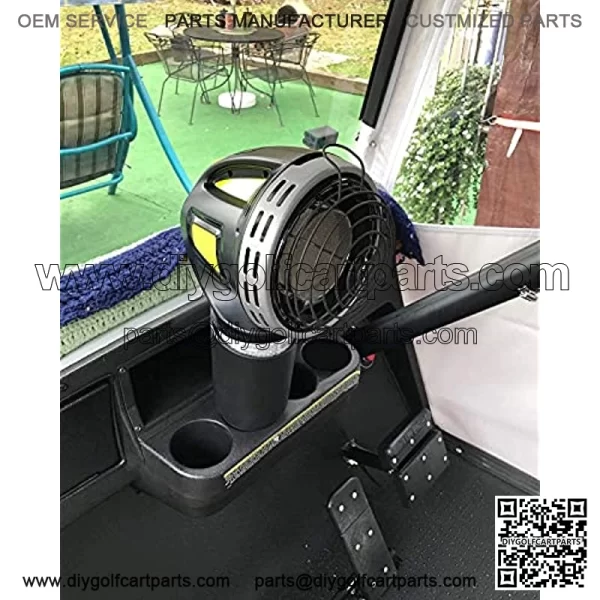 Universal Golf Cart Drink Holder for EZGO Club Car Yamaha, Cup Holder Adapter for Portable Propane Heater - Image 3