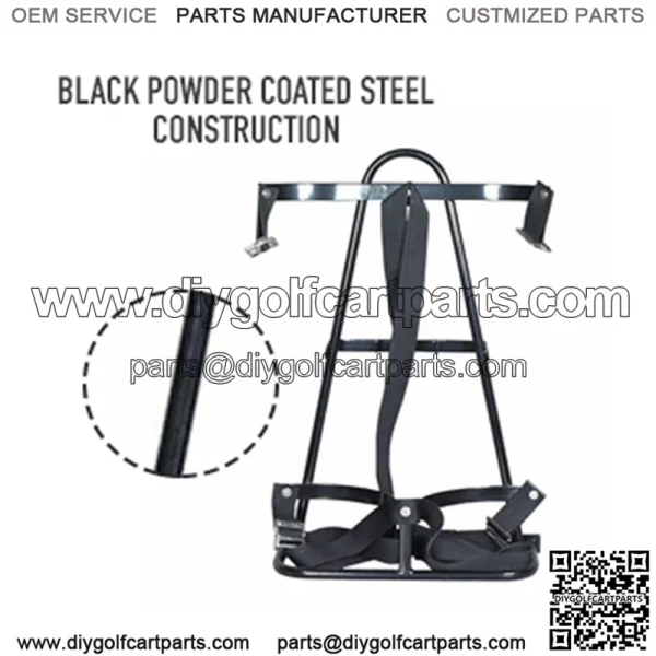 ClubCar EZGO YAMAHA All Golf Cart Back Seat Kit Golf Club Bag Accessories