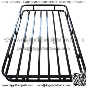 Club Car Precedent Roof Rack Storage - BLACK
