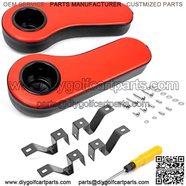 Golf Cart Armrest with Cup Holder, for Club Car EzGo Yamaha ICON Advanced EV Rear Seat Kit Golf Cart Arm Rest Kit,SHUNCHENXIANG Golf cart Side Mirrors for Club Car EZ-GO Yamaha and Others,Ball Joint Kit,Set of (3) Tie Rod End with grease fitting Fits for Club Car DS Golf Carts (1976-2008),Golf Cart Shock Bushing Kit Fits Club Car 1982&Up DS and Precedent and EZGO 1989&Up TXT Marathon Golf Cart, 4 Shock Bushing Kit for Front and Rear Shocks, Set of 4, Replaces OEM# 1011415,Golf Cart Windshield Retaining Clips for Golf Cart Windshield EZGO TXT RXV, Golf Cart Part Club CAR 102005801 1020058-01 Yamaha Golf Carts top