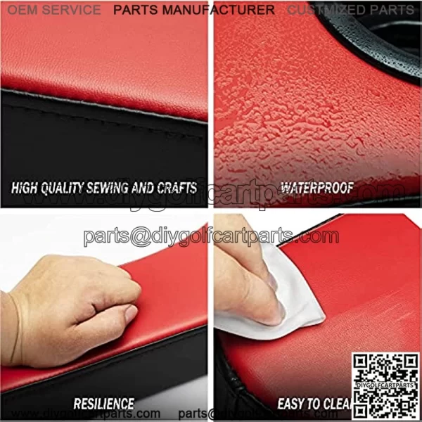 Golf Cart Armrest with Cup Holder, for Club Car EzGo Yamaha ICON Advanced EV Rear Seat Kit Golf Cart Arm Rest Kit,SHUNCHENXIANG Golf cart Side Mirrors for Club Car EZ-GO Yamaha and Others,Ball Joint Kit,Set of (3) Tie Rod End with grease fitting Fits for Club Car DS Golf Carts (1976-2008),Golf Cart Shock Bushing Kit Fits Club Car 1982&Up DS and Precedent and EZGO 1989&Up TXT Marathon Golf Cart, 4 Shock Bushing Kit for Front and Rear Shocks, Set of 4, Replaces OEM# 1011415,Golf Cart Windshield Retaining Clips for Golf Cart Windshield EZGO TXT RXV, Golf Cart Part Club CAR 102005801 1020058-01 Yamaha Golf Carts top - Image 2