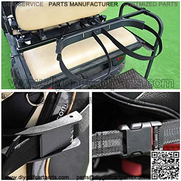 Universal Golf Cart Rear Seat Bag Holder Attachment Bracket for EZGO Yamaha Club Car - Image 4