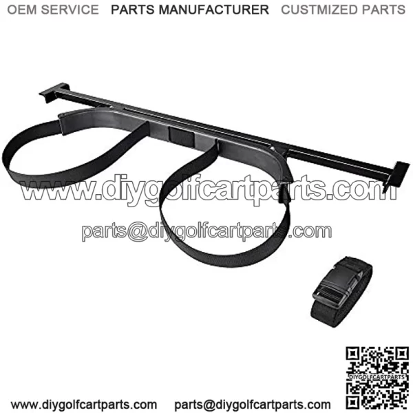 Supermotorparts Universal Golf Cart Rear Seat Bag Holder Attachment Bracket for EZGO Yamaha Club Car - Image 2