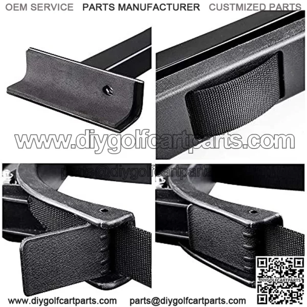 Supermotorparts Universal Golf Cart Rear Seat Bag Holder Attachment Bracket for EZGO Yamaha Club Car - Image 3