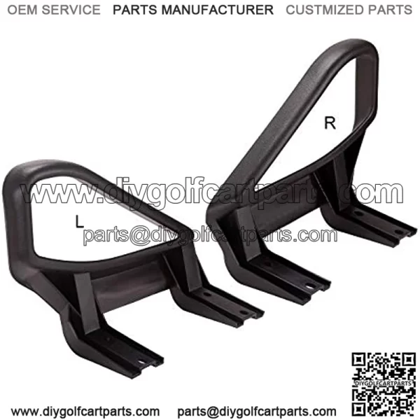 Golf Cart Arm Rest Hip Restraint for EZGO TXT & RXV Gas & Electric Driver and Passenger Side, OEM# 71701-G01 71702-G01 607532 607653-1 Pair (Left + Right) - Image 3
