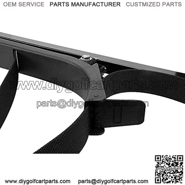 Golf Cart Bag Holder Bracket Attachment for Rear Seat - Fits EZGO Club Car Yamaha - No Drilling Required/Easy Disassemble Design - Image 5