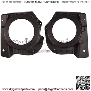 Revenge Golf Cart Parts & Accessories EZGO RXV Golf Cart Speaker Pod Kit Set of 2 Black ABS 2008 & Up
