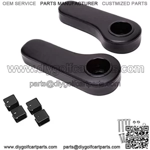 Golf Cart Rear Seat Arm Rests | No Drilling Required, Universal Arm Rest Fits on EZGO, Club Car, Yamaha Golf cart with Rear seat