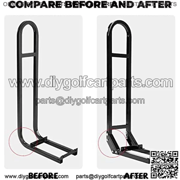 Universal Golf Cart Rear Seat Safety Grab Bar Compatible with EZGO Club Car Yamaha - Image 2