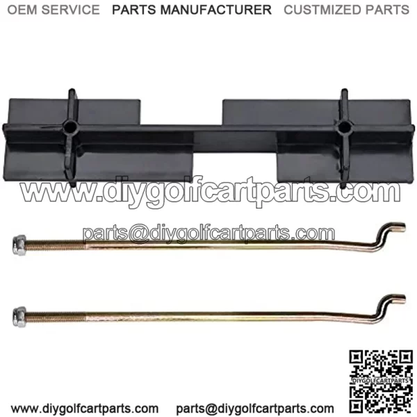Golf Cart Battery Hold Down with rods kit for Ezgo 1994 - up 70045G01, 01101-G01 - Image 2