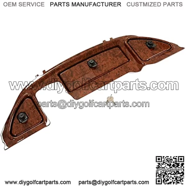 Dash Panel Compatible with 2008.5-Up Club Car Precedent Tempo Onward Golf Cart Three Door Wood Grain - Image 2
