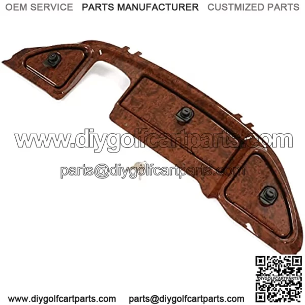 Dash Panel Compatible with 2008.5-Up Club Car Precedent Tempo Onward Golf Cart Three Door Wood Grain - Image 3