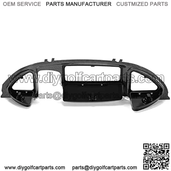 Dash Cover Compatible with 2008.5-Up Club Car Precedent Tempo Onward Golf Cart Carbon Fiber Three Door Dashboard Cover Dash Cap - Image 3