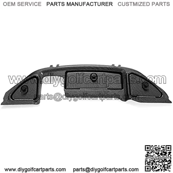 Dash Cover Compatible with 2008.5-Up Club Car Precedent Tempo Onward Golf Cart Carbon Fiber Three Door Dashboard Cover Dash Cap - Image 4
