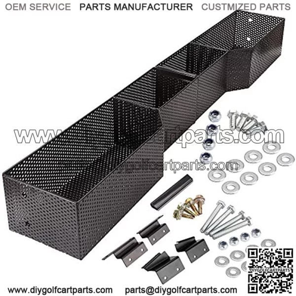 Golf Cart Front Inner Basket for Club Car DS & Precedent 2001-up, Dash Storage Box Metal Mesh Tray Organizer - Image 2
