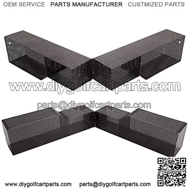 Golf Cart Front Inner Basket for Club Car DS & Precedent 2001-up, Dash Storage Box Metal Mesh Tray Organizer - Image 4