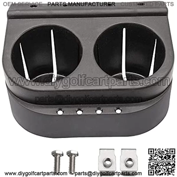 Club Car DS Cup Holder Kit Dual for 1993-Up Golf Cart OEM# 1016811 101708301