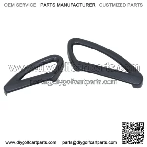 Carbon Fiber Seat Rail Cover for Club Car Precedent Golf Cart - Fits 2008 and up