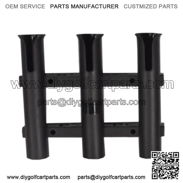 Fishing Pole Holder to fit Golf Cart Rear Seat Kit Grab Bar