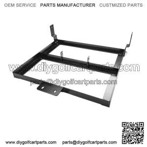 Black Aluminum Golf Cart Battery Tray for EZGO RXV (2008-Up) Electric Golf Carts